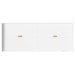 Cadru de pat cu depozitare cu headboard Alb 80 x 200 cm Lemn compozit - WALTI WALTI