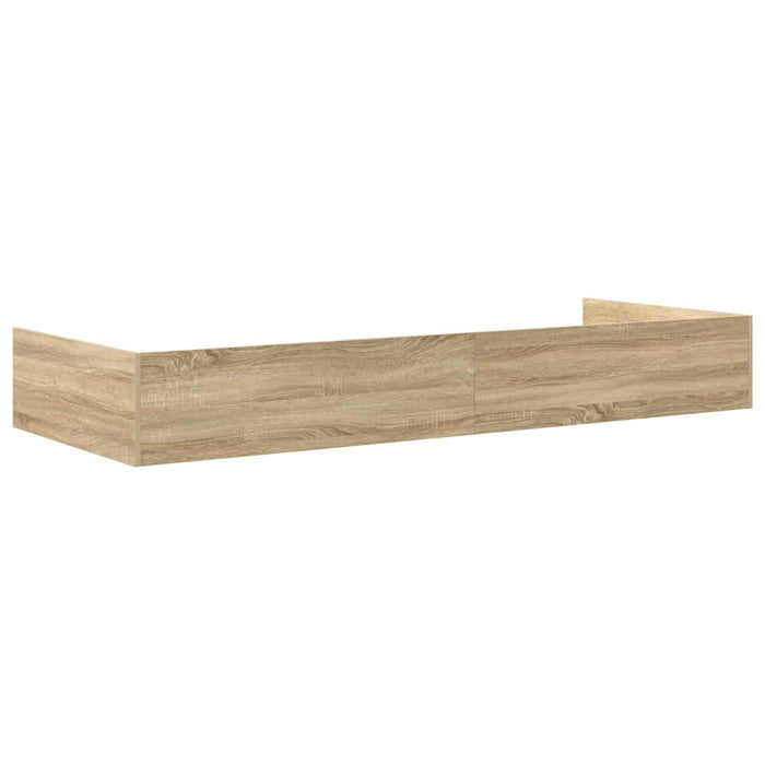 Cadru de pat cu depozitare Stejar Sonoma 80 x 200 cm Lemn compozit - WALTI WALTI