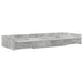 Cadru de pat cu depozitare Gri din beton 80 x 200 cm Lemn compozit - WALTI WALTI