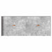 Cadru de pat cu depozitare Gri din beton 80 x 200 cm Lemn compozit - WALTI WALTI