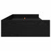 Cadru de pat cu depozitare Stejar Negru 80 x 200 cm Lemn compozit - WALTI WALTI