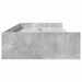 Cadru de pat cu depozitare Gri din beton 80 x 200 cm Lemn compozit - WALTI WALTI