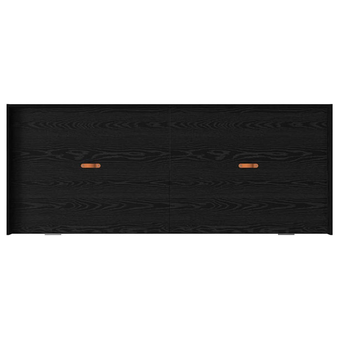 Cadru de pat cu depozitare Stejar Negru 75 x 190 cm Lemn compozit - WALTI WALTI