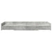 Cadru de pat cu depozitare Gri din beton 75 x 190 cm Lemn compozit - WALTI WALTI