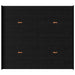 Cadru de pat cu depozitare cu sertar Stejar negru 200 x 200 cm - WALTI WALTI