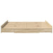 Cadru de pat cu depozitare cu sertar Stejar sonoma 200 x 200 cm - WALTI WALTI