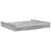 Cadru de pat cu depozitare cu headboard sonoma gri 200 x 200 cm - WALTI WALTI