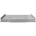 Cadru de pat cu depozitare cu headboard sonoma gri 200 x 200 cm - WALTI WALTI