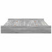 Cadru de pat cu depozitare cu headboard sonoma gri 200 x 200 cm - WALTI WALTI