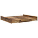 Cadru de pat cu depozitare cu headboard Lemn vechi 200 x 200 cm - WALTI WALTI