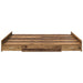 Cadru de pat cu depozitare cu headboard Lemn vechi 200 x 200 cm - WALTI WALTI