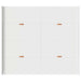 Cadru de pat cu depozitare Alb 180 x 200 cm Lemn compozit - WALTI WALTI