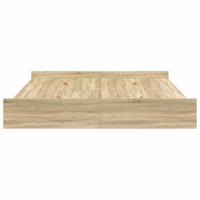 Cadru de pat cu depozitare cu sertar Stejar sonoma 180 x 200 cm - WALTI WALTI