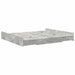 Cadru de pat cu depozitare Gri beton 180 x 200 cm Lemn compozit - WALTI WALTI