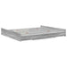 Cadru de pat cu depozitare cu headboard sonoma gri 180 x 200 cm - WALTI WALTI