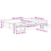 Cadru de pat cu depozitare Alb 160 x 200 cm Lemn compozit - WALTI WALTI
