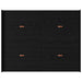 Cadru de pat cu depozitare cu sertar Stejar negru 160 x 200 cm - WALTI WALTI
