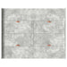 Cadru de pat cu depozitare Gri beton 150 x 200 cm Lemn compozit - WALTI WALTI