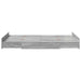 Cadru de pat cu depozitare cu headboard sonoma gri 120 x 200 cm - WALTI WALTI