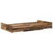 Cadru de pat cu depozitare cu headboard Lemn vechi 120 x 200 cm - WALTI WALTI
