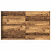 Cadru de pat cu depozitare cu headboard Lemn vechi 120 x 200 cm - WALTI WALTI