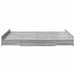 Cadru de pat cu depozitare cu headboard sonoma gri 140 x 190 cm - WALTI WALTI