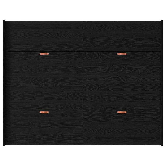 Cadru de pat cu depozitare cu sertar Stejar negru 135 x 190 cm - WALTI WALTI
