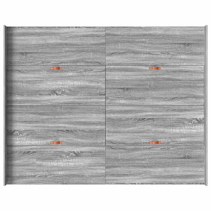 Cadru de pat cu depozitare cu headboard sonoma gri 135 x 190 cm - WALTI WALTI