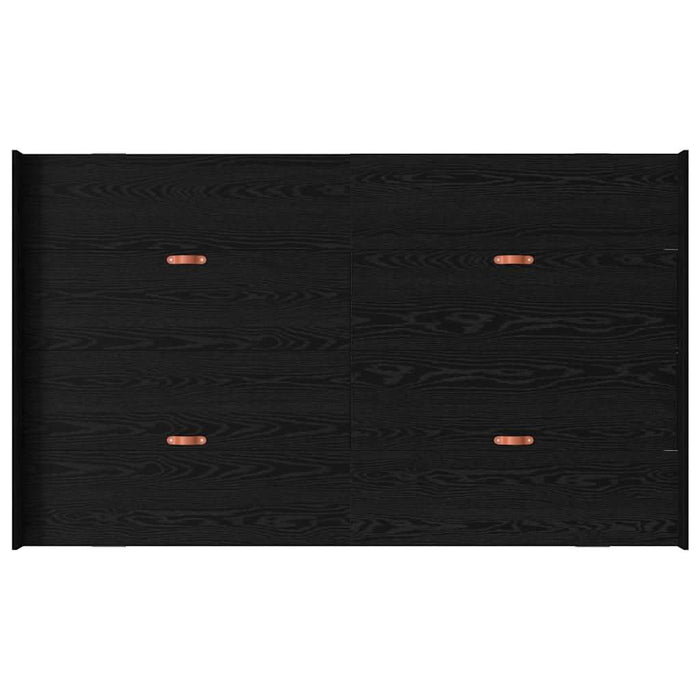 Cadru de pat cu depozitare cu sertar Stejar negru 120 x 190 cm - WALTI WALTI