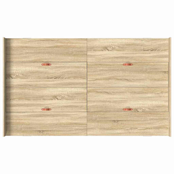 Cadru de pat cu depozitare cu sertar Stejar sonoma 120 x 190 cm - WALTI WALTI