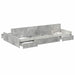 Cadru de pat cu depozitare Gri beton 120 x 190 cm Lemn compozit - WALTI WALTI