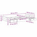 Cadru de pat cu depozitare Gri beton 120 x 190 cm Lemn compozit - WALTI WALTI