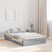 Cadru de pat cu depozitare cu headboard sonoma gri 120 x 190 cm - WALTI WALTI