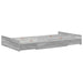 Cadru de pat cu depozitare cu headboard sonoma gri 120 x 190 cm - WALTI WALTI