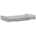 Cadru de pat cu depozitare cu headboard sonoma gri 120 x 190 cm - WALTI WALTI