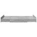 Cadru de pat cu depozitare cu headboard sonoma gri 120 x 190 cm - WALTI WALTI