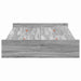 Cadru de pat cu depozitare cu headboard sonoma gri 120 x 190 cm - WALTI WALTI