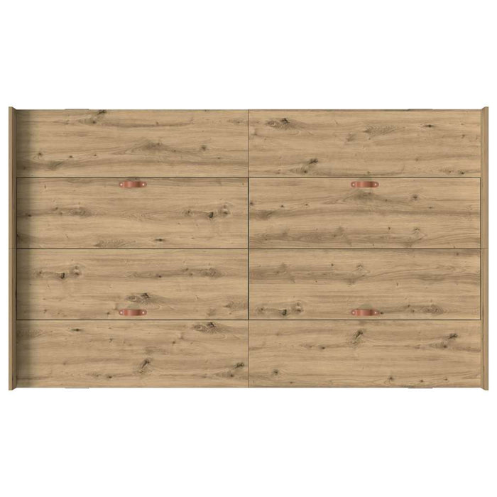 Cadru de pat cu depozitare stejar artizanal 120 x 190 cm - WALTI WALTI
