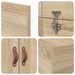 Cadru de pat Stejar sonoma 200 x 80 x 31.5 cm Lemn compozit - WALTI WALTI
