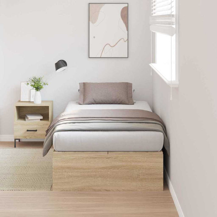 Cadru de pat Stejar sonoma 200 x 80 x 31.5 cm Lemn compozit - WALTI WALTI