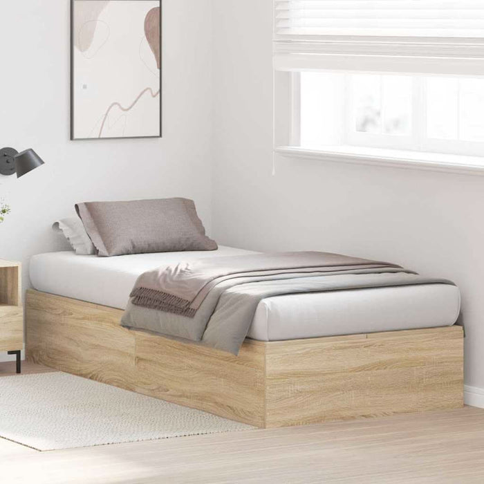 Cadru de pat Stejar sonoma 200 x 80 x 31.5 cm Lemn compozit - WALTI WALTI