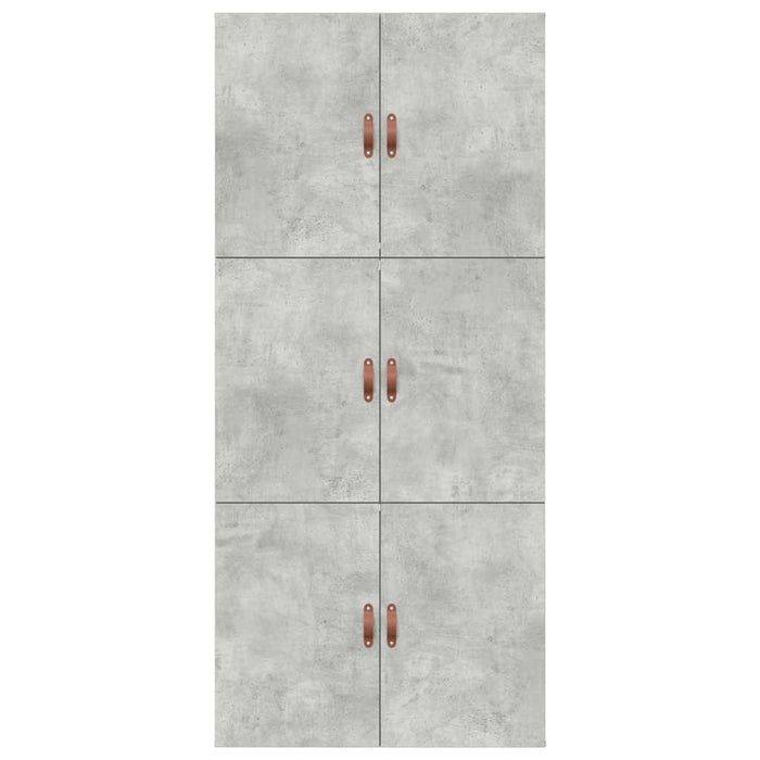 Cadru de pat Gri beton 200 x 80 x 31.5 cm Lemn compozit - WALTI WALTI