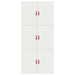 Cadru de pat cu depozitare Alb 200 x 90 x 31.5 cm Lemn compozit - WALTI WALTI