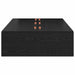 Cadru de pat Stejar negru 200 x 90 x 31.5 cm Lemn compozit - WALTI WALTI