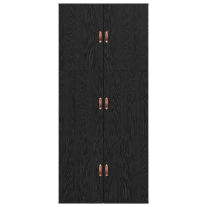 Cadru de pat Stejar negru 200 x 90 x 31.5 cm Lemn compozit - WALTI WALTI