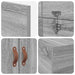 Cadru de pat sonoma gri 200 x 90 x 31.5 cm Lemn compozit - WALTI WALTI