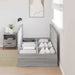 Cadru de pat sonoma gri 200 x 90 x 31.5 cm Lemn compozit - WALTI WALTI