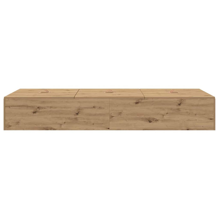 Cadru de pat stejar artizanal 200 x 90 x 31.5 cm Lemn compozit - WALTI WALTI