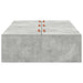 Cadru de pat Gri beton 200 x 100 x 31.5 cm Lemn compozit - WALTI WALTI