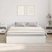 Cadru de pat Alb 200 x 200 x 31.5 cm Lemn compozit - WALTI WALTI